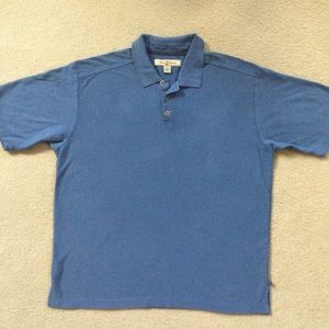 Blue men’s pullover shirt